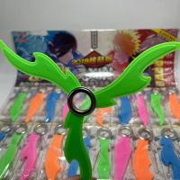 回旋飞镖折叠三叶小飞镖火影回旋镖儿童怀旧吊板玩具回力镖 三叶小飞镖 随机3个不同色