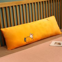 卡通床头抱枕长条枕头沙发靠枕长方形大靠背垫睡觉夹腿靠垫可拆洗 胡萝卜兔子款 60cm(可拆洗)