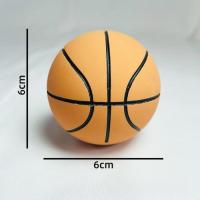 迷你弹力球儿童小篮球学生足球幼儿宝宝拍拍橡胶皮球弹跳解压玩具 [篮球款]迷你弹力球1个