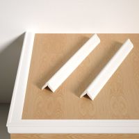 软硅胶防撞条免贴儿童桌边墙角防磕碰冰箱茶几护角包边窗台保护套 白色 1米装[2根50厘米]