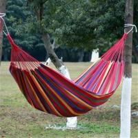 沙漠单人双人户外露营休闲吊床 露天野外活动吊床 千秋帆布吊床 单人吊床(长宽：200*80cm)