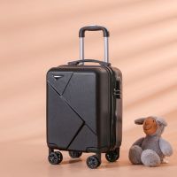 16寸登机箱时尚潮流男女通用万向轮大容量旅行箱拉杆18寸春秋航空 黑色 16寸