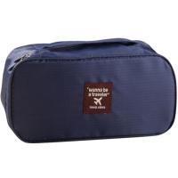 旅行内衣收纳袋文胸罩收纳包女士内衣包衣物衣服行李箱整理袋防水 藏青