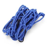 摩托车骑行网兜行李兜油箱网套头盔网尾箱捆绑带杂物夜间反光绳子 40厘米乘40厘米反光蓝色