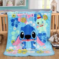 卡通法兰绒毛毯婴儿动漫毯子宝宝沙发盖毯儿童空调毯 一件随机发