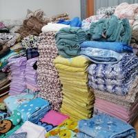 外贸原单精品毛毯羊羔绒凉席床单被子四件套 随机抱枕套