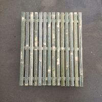 加厚防啃咬兔用塑料底板脚垫兔子漏粪板兔笼竹子底板兔垫竹脚板 竹底板30*50厘米