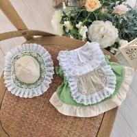 W原创宠物女仆洛丽塔狗狗套装猫咪帽子约克夏泰迪马尔济斯小犬裙 衣服 XS