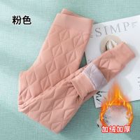 巴拉巴拉旗下棉致儿童保暖裤冬季女童羊毛保暖裤加厚秋裤男童棉裤 羊绒保暖裤 粉色 110 适合身高100cm~110cm
