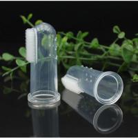 猫咪专用狗狗刷牙神器手指套牙刷牙膏套装泰迪宠物小型犬清洁用品 硅胶指套牙刷(袋装) 1只装