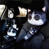 汽车腰靠护腰靠垫靠背办公室座椅腰枕四季家居护颈枕头枕腰垫套装 3D护肩随机(可联系客户