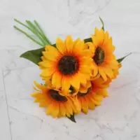 仿真花 假花向日葵太阳花高档家居装饰桌面客厅摆件仿真植物 仿真花 假花向日葵太阳花高档家居装饰桌面客厅摆件仿真植物