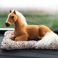 汽车摆件创意车内饰品装饰中控台车载用品竹炭包活性炭除甲醛除味 马到成功-毛绒垫子