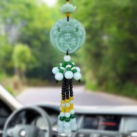 汽车挂件出入平安符车内吊坠挂饰车上后视镜饰品车载高档装饰用品 至尊出入平安[无赠品] 自用普通包装