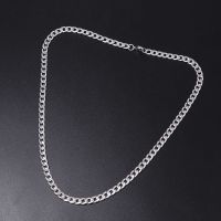 钛钢不掉色链子项链吊坠男潮嘻哈毛衣链长款百搭配饰个性女潮ins 原宿链条