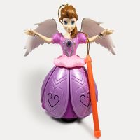 中秋跳舞艾莎炫舞公主儿童卡通音乐电动玩具安娜索菲亚女孩礼物 安娜公主 灯笼款[带电池]