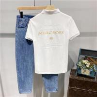 2021精神小伙短袖男修身韩版白色翻领polo衫刺绣蜜蜂夏季潮牌T恤 绣花前后蒲公英POLO白色 2XL