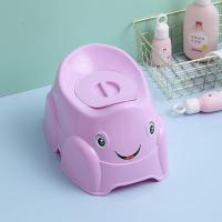 塑料卡通宝宝坐便器男女婴儿便盆尿盆小孩尿桶厕所神器小孩家用盆 紫色 小号