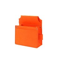 木工专用钉兜钉子腰包腰带式装钉子包耐磨加厚工地建筑木匠袋腰兜 双层加厚小号橙色【带一个腰带】.