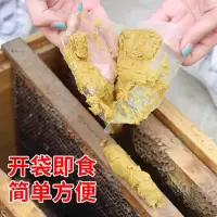 蜜蜂花粉浆喂蜂花粉天然蜂粮中蜂意蜂代用养蜂发酵饲料油菜花粉浆 1袋(试用装)