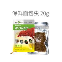 新派宠物保鲜面包虫杜比亚蟑螂大麦虫蚂蚱爬虫守宫变色龙蜥蜴饲料 保鲜面包虫20g