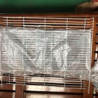 仓鼠47/60基础笼单卖铁丝金丝熊亚克力透明加高前门笼子配件用品 单卖47铁丝白色