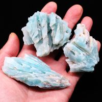 易晶缘天然水晶原矿标本石头摆件亚马逊天河石能量疗愈块状毛料 精选亚马逊原石100克1-2个