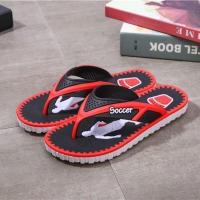 男士拖鞋夏人字拖男韩版个性软底防滑个性厚底社会凉拖外穿沙滩鞋 #885红色 77.9人选择 39[标准码]