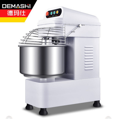 德玛仕 和面机商用全自动多功能搅拌食堂用揉面机电动厨师机15-50KG大容量 双速双动20L HS20A