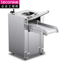 乐创(lecon)压面机商用 600kg/h自动擀面皮机 304不锈钢压面辊220V/380V LC-J-YMZ350A