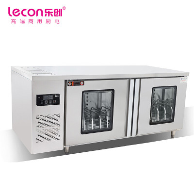 乐创 lecon不锈钢加厚多功能刀具 粘板组合多功能消毒柜工作台 LC-J-1800A13D