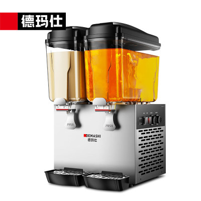 德玛仕(DEMASHI)饮料机商用 热饮机双缸双温果汁机奶茶咖啡机冷饮机GZJ-234T1[升级一冷一热]
