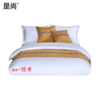 是尚 床旗床尾巾床盖五星级宾馆酒店床旗床尾巾中国风系列抱枕 抱枕带芯 配床旗购买