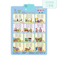 单张三字经 宝宝启蒙有声挂图发声幼儿童早教语音识字拼音字母表点读墙贴玩具