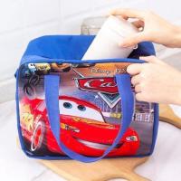 小汽车 保温饭盒袋便当包小学生儿童餐袋可爱动漫卡通帆布手提袋