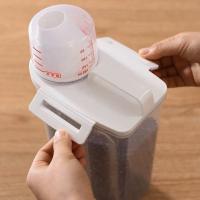 日本防潮小米桶2KG家用面粉桶杂粮收纳盒子装米罐米缸储米箱