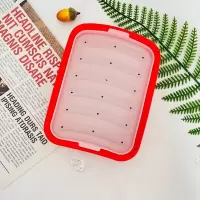 热情红 香肠模具宝宝辅食模具儿童硅胶婴儿肉肠模具火腿肠蒸糕可蒸耐高温