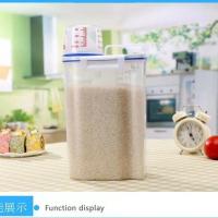 单个[杂粮]小米桶 多功能日式分格米桶家用密封防潮防虫20斤杂粮收纳盒厨房储米箱缸