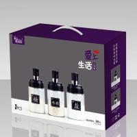 调料瓶3个(礼盒装) 家用厨房用品调味罐玻璃油壶防漏醋瓶勺盖一体调料瓶油壶套装