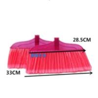 小美好扫把头 10个 美好扫把硬毛塑料扫把单个家用环卫扫水户外扫帚头批发学校工厂