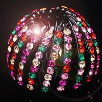 鸟巢七彩小号1个 懒人发夹头饰丸子头卡子扎马尾扣发夹鸟巢发圈盘发抓夹韩国饰品女