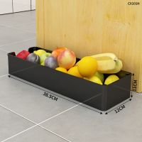 1层黑色 夹缝厨房置物架卧室床头储物可移动多层落地浴室卫生间储物收纳架