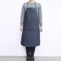 牛仔围裙83cm1条[体验装] 牛仔围裙工作围裙男女成人工厂工业加厚耐磨围腰劳保电焊防污围裙