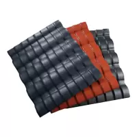 2.5mm厚(定制产品联系客服) 树脂小青瓦合成树脂瓦成都小青瓦仿古瓦农村青瓦建筑用瓦塑料青瓦