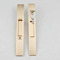 金色带钥匙锁一把 标准配件 铝合金推拉门带钥匙锁门窗配件中空玻璃门一字钩锁阳台移门条形锁