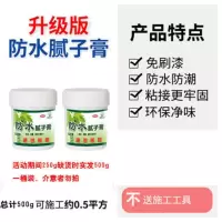 款250g*2不送工具 墙面防水膏漆裂缝钉眼墙洞修补白色内墙乳胶漆防潮修复腻子粉膏