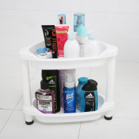 角落架两层 四层卫生间置物架落地洗手间浴室用品收纳架厕所架子储物架塑料