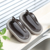 金刚砂海绵刷1个装 金刚砂海绵擦魔力擦厨房洗锅洗碗清洁去污洗锅底黑垢除锈刷锅神器