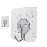 薄款:5个装 不锈钢挂钩贴强力粘胶墙面墙壁挂承重厨房挂勾无痕门后免打孔粘钩