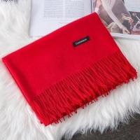 大红色 围巾+贺卡 圣诞节生日礼物实用围巾送女生闺蜜妈妈女朋友男友走心有意义礼物